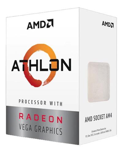 Procesador Amd Athlon 3000g, 3.50ghz, 4mb L3, 1mb L2