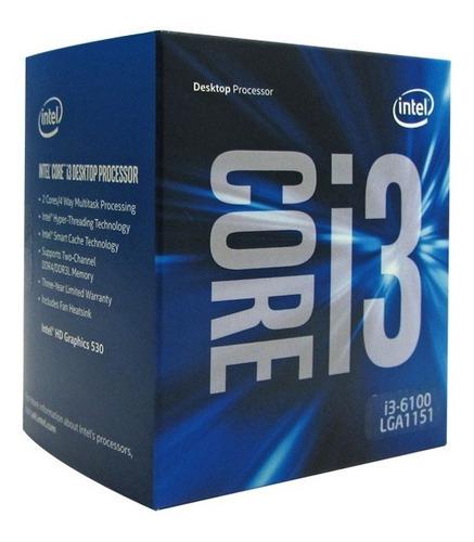 Procesador / Intel Core I3-6100/ 3 Mb Caché L3