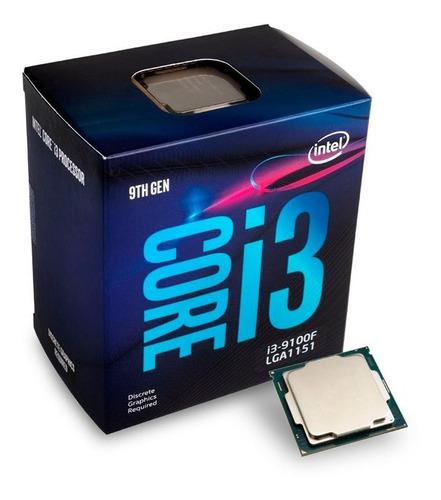 Procesador/ Intel Core I3-9100f/ 6 Mb Caché L3