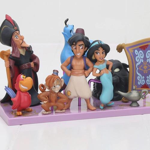 Set Coleccion Aladin Jazmin 9 Unidades Figuras Originales