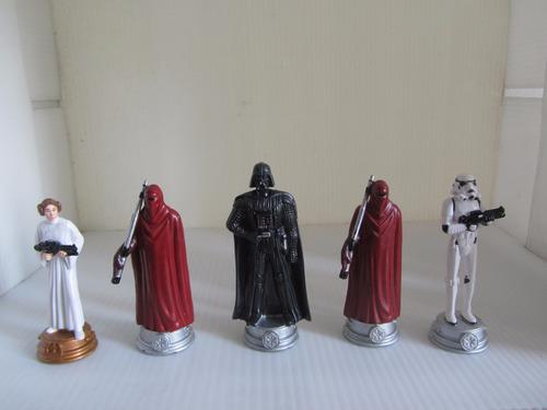 Star Wars Set X 4 Figuras Leia Obi Wan Guardia Real Emperado
