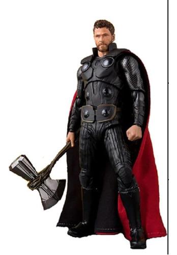 Thor Storm Breaker Figura Real Capa De Tela Full Articulado