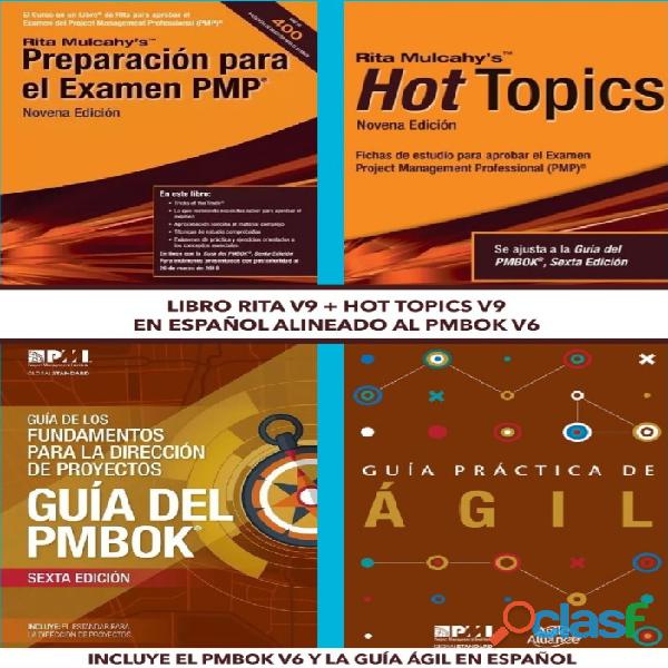 Libro rita mulcahy+ hot topics+ agil+ examenes pmps+taller