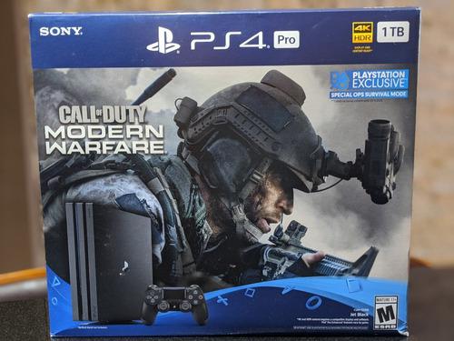 Playstation 4 Pro 1tb Call Of Duty