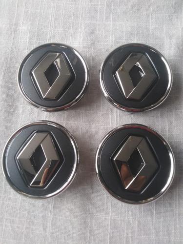 4 Logos Emblemas Tapas De Aro Originales Nuevas Renault