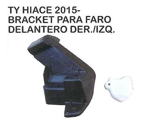 Bracket Parachochoque Faro Delantero Toyota Hiace 2015-2019