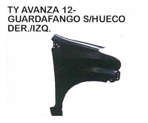 Guardafango Sin Hueco Toyota Avanza 2012 - 2018