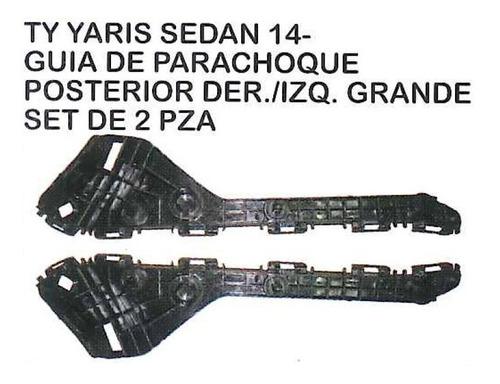 Guia Bracket Parachoque Posterior Gr 2 Toyota Yaris 2014-17