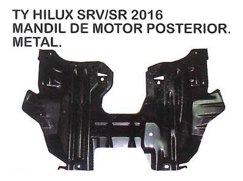 Mandil De Motor Posterior Metal Toyota Hilux 2016 - 2020