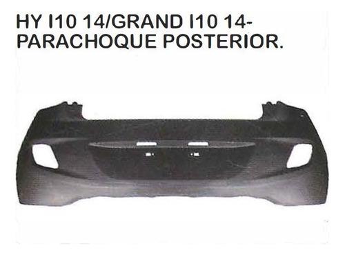 Parachoque Posterior Hyundai Grand I10 2014 - 2016