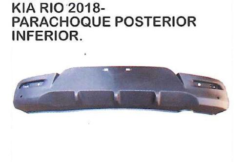 Parachoque Posterior Inferior Kia Rio 2018 - 2020