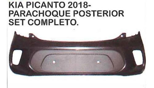 Parachoque Posterior Set Completo Kia Picanto 2018 - 2020