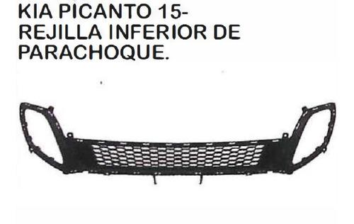 Rejilla Inferior De Parachoque Kia Picanto 2015 - 2016