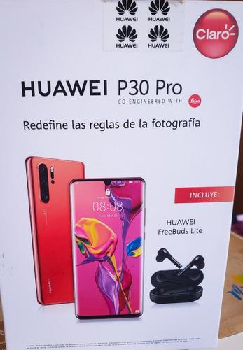 Celular Huawei P30 Pro Color Rojo Y De Regalo Freebuds