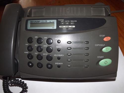 Sharp Ux-178 Fax Corte Automático De Papel, C/identificador