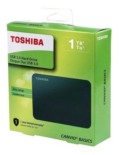 Disco Duro Externo Toshiba 1tb Canvio Basics Version Actual
