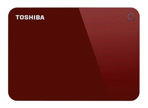 Disco Duro Externo Toshiba Canvio Advance 2tb Usb-3.0 Rojo