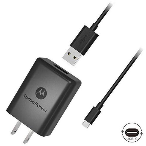 Cargador Motorola Turbo Power 15+ Qc3.0 Original Usb - C