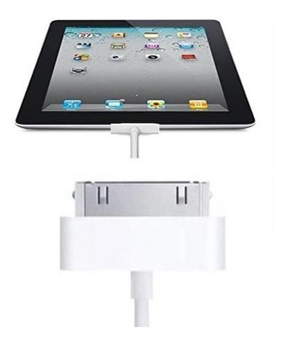 Cargador iPad 1 iPad 2 iPad 3 Apple Cubo + Cable 30 Pines