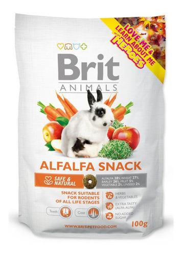 Snack De Alfalfa Brit Animals Para Roedores Natural 100gr