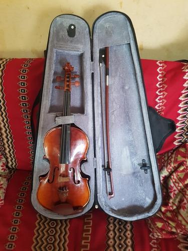 Violin De 1/4 Con Estuche Negro Para Estudiantes