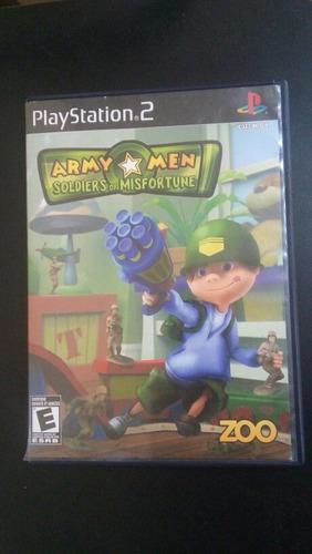 Army Men Soldiers Of Misfortune - Play Station 2 Ps2