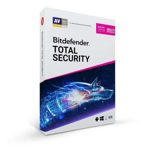 Bitdefender Total Security 2019 1 Año 1, 2, 3, 5