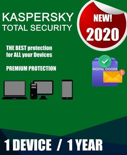 Kaspersky Total Security 2020 1 Pc [1año]