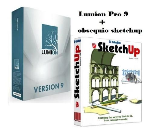 Lumion Pro 9 + Biblioteca Extra + Obsequio Sketchup 2019