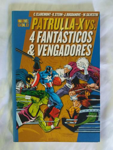 Marvel Gold Patrulla X Vs 4 Fantasticos Y Vengadores