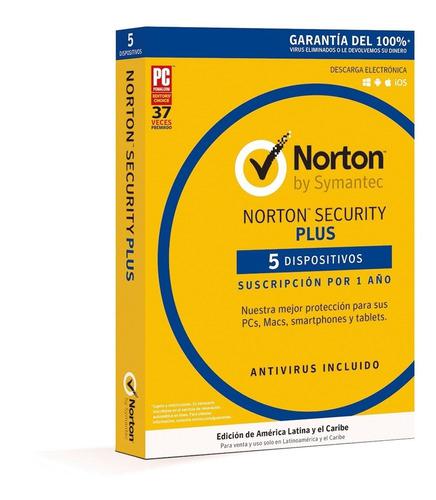 Norton Security Antivirus X 1 Año __