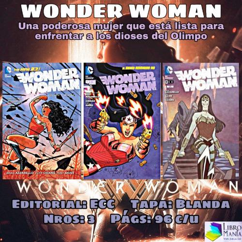 Wonder Woman. Mujer Maravilla. 3 Cómics Ecc