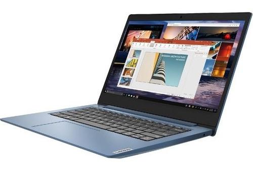 Laptop Lenovo Color Ice Blue Ideapad 14 Hd, Amd 7ma Gen, 4g