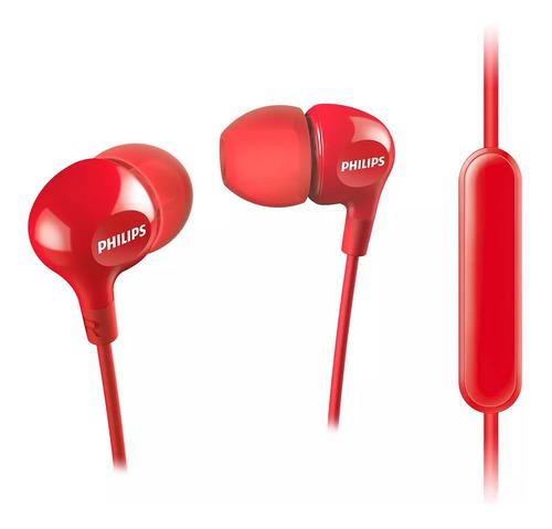 Audifono Philips She3555 C/microf. Red Gloss