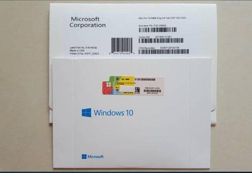 Licencia Original Windows 10 Pro