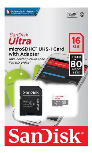 Sandisk Tarjeta Ultra Microsdhc¿ Uhs-i Card