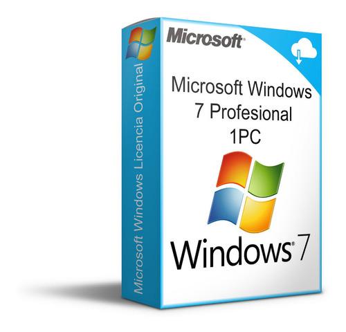 Windows 7 Profesional Permanente