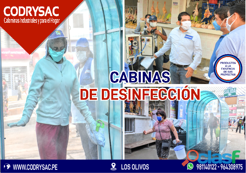 cabinas de desinfeccion