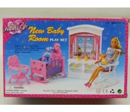 Cuna Cuadrada Barbie(new Baby Room)