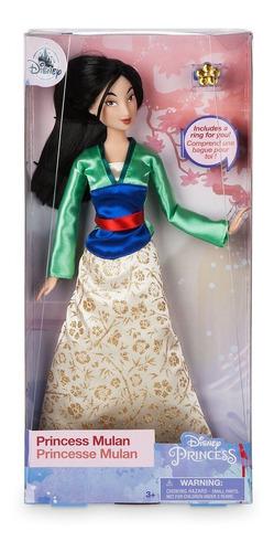 Disney Store - Princesa Mulan Con Anillo - Clásica