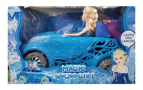 Frozen Elsa Carro Control Remoto Con Mp3 Recargable