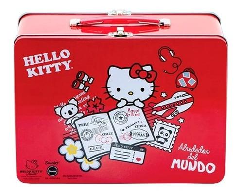 Lata Lonchera Hello Kitty 8 Muñecas Original