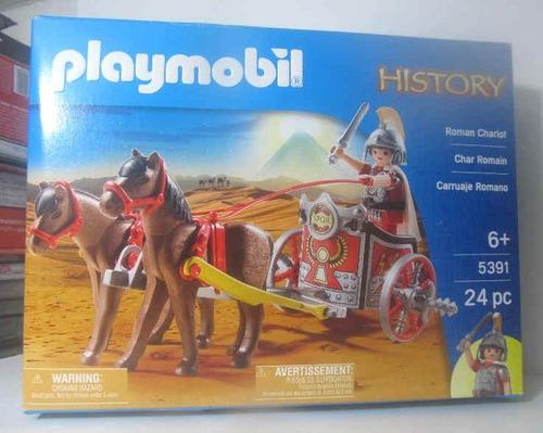 Playmobil 5391 Carruaje Romano Fotos Reales Romanos Nuevo