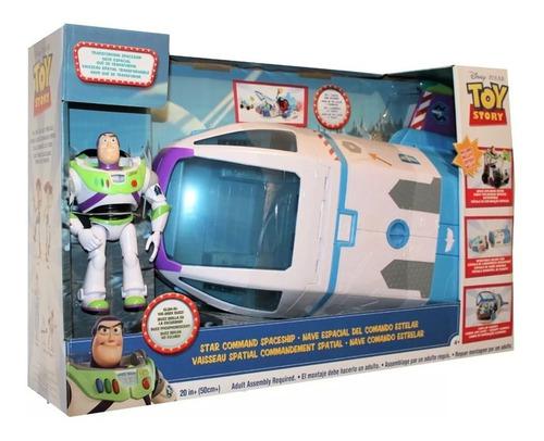 Toy Story Buzz Lightyear Y Nave Comando Espacial Con Luces