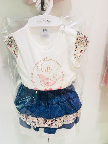 Conjunto Babye Modas Para Bebé 6 M Talla Chica