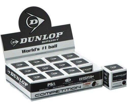 Dunlop Competencia Single Pelotas De Squash Dot  12 pack