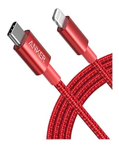 Anker - Cable Usb C A Lightning Para iPhone 11 Pro/x/xs/xr /