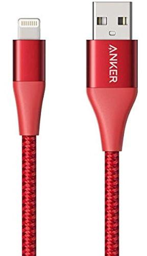 Anker Powerline+ Ii - Cable Lightning (6ft), Rojo