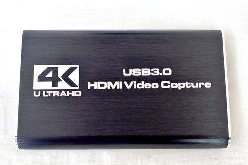 Capturador Hdmi 4k Usb Para Transmisión En Vivo