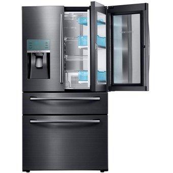 Frigobar 90l + Samsung Refrigeradora 600 Lt Negro Acero Inox